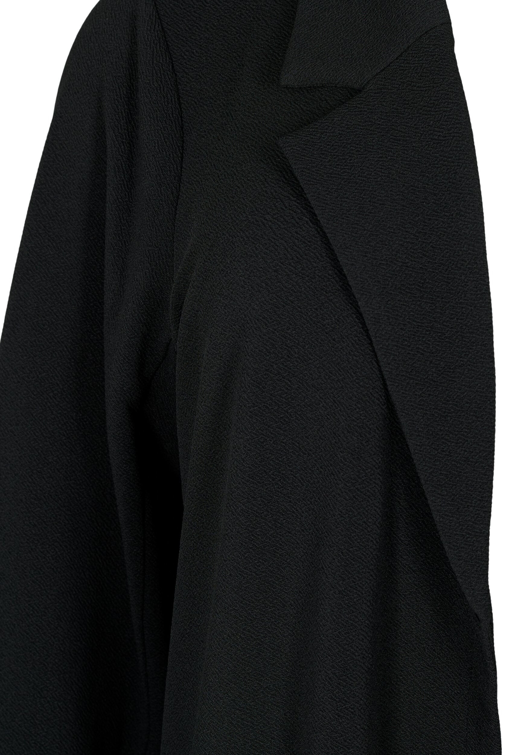 ZizziLang blazer med lommer, Sort, Packshot image number 2