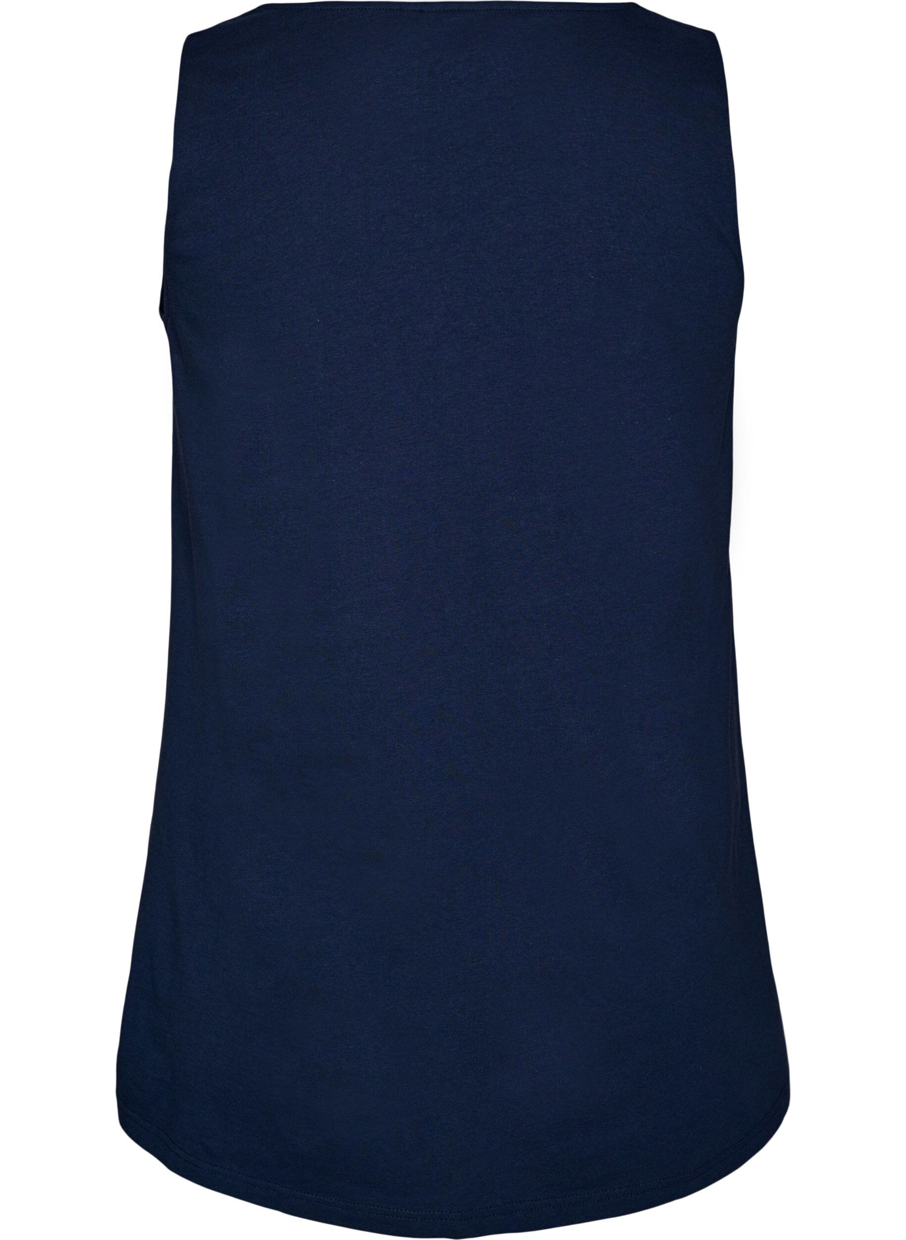 ZizziBomuldstop med a-form, Bl&aring;, Packshot image number 1