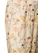 Bukser i viskose med h&oslash;j talje og blomsterprint, Beige, Packshot image number 2