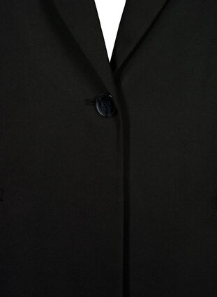 FLASH - Enkel blazer med knap, Black, Packshot image number 2
