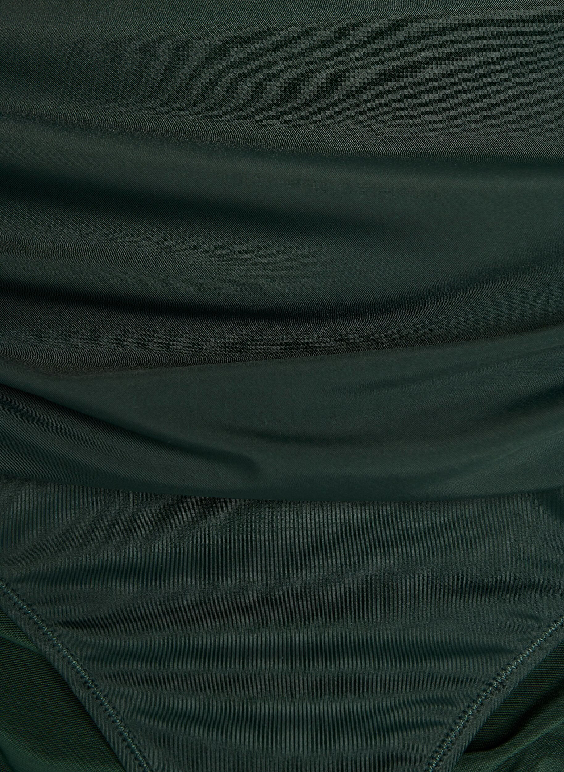 ZizziBikini trusse med draperinger og h&oslash;j talje, Gr&oslash;n, Packshot image number 2