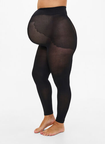 Lange graviditets leggings, Black, Model image number 0