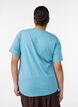T-shirt med motiv, Bl&aring;, Model image number 2