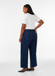 Myra jeans med h&oslash;j talje og wide fit, Bl&aring;, Model image number 1