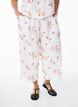 Culottebukser med print, Hvid, Model image number 2