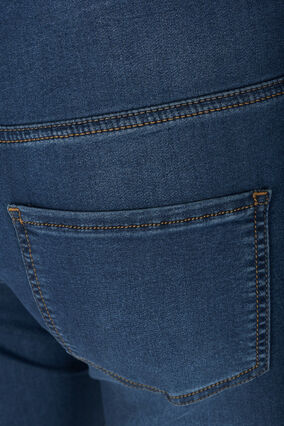Super slim Amy jeans med høj talje, Blue d. washed, Packshot image number 3