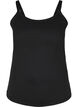 Light shapewear top med justerbare stropper, Black, Packshot image number 0