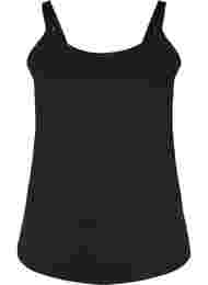 Light shapewear top med justerbare stropper, Black