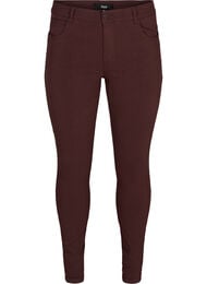 Slim fit bukser med lommer, M&oslash;rk Bordeaux