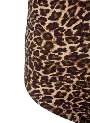 Badedragt med krydset ryg og udtagelige indlæg, Leopard Print, Packshot image number 3