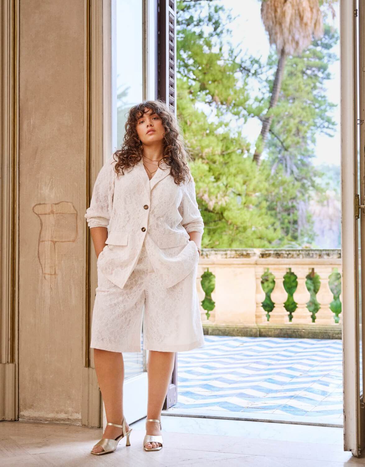 Beige matchende s&aelig;t