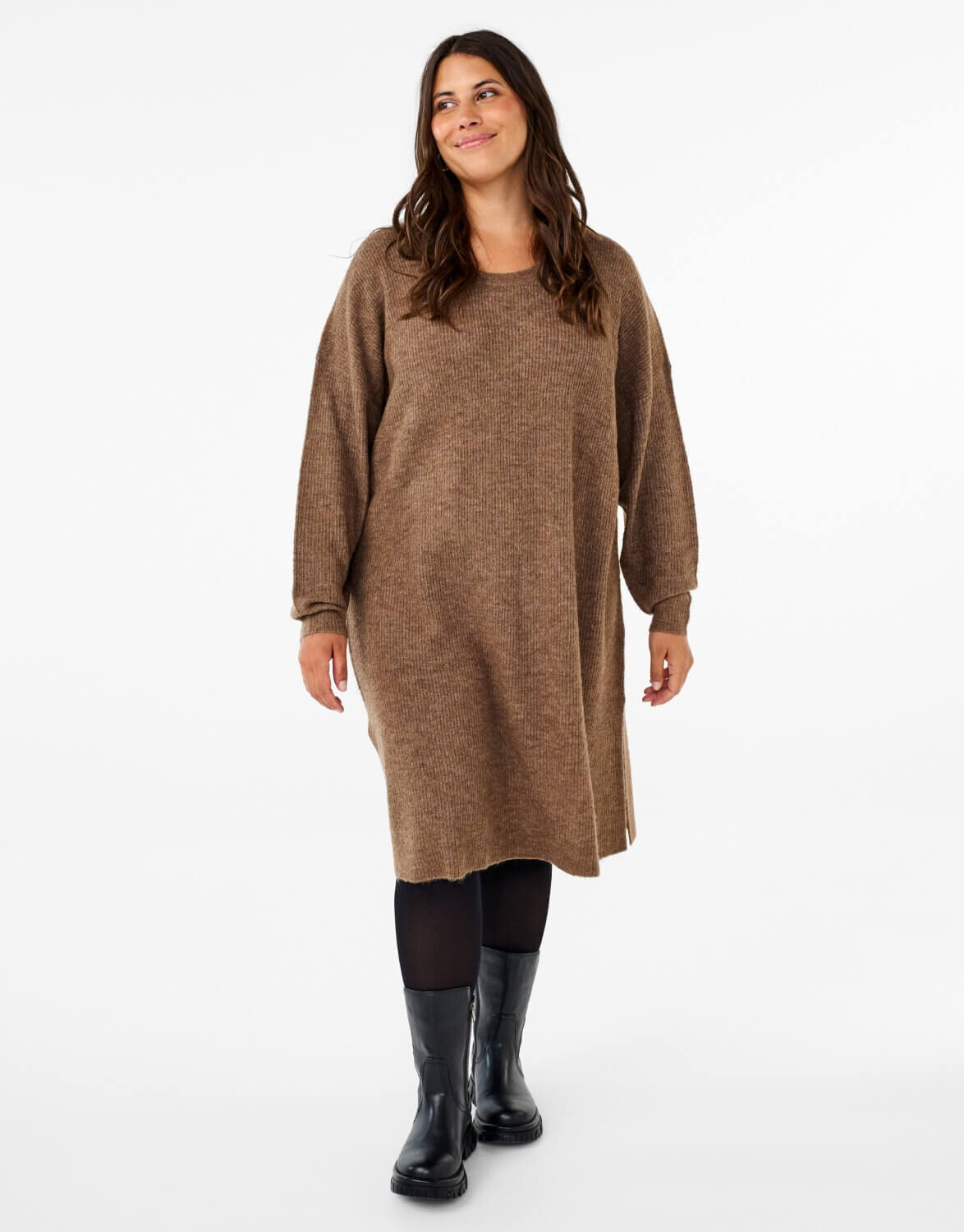 Hvide a-formet kjoler