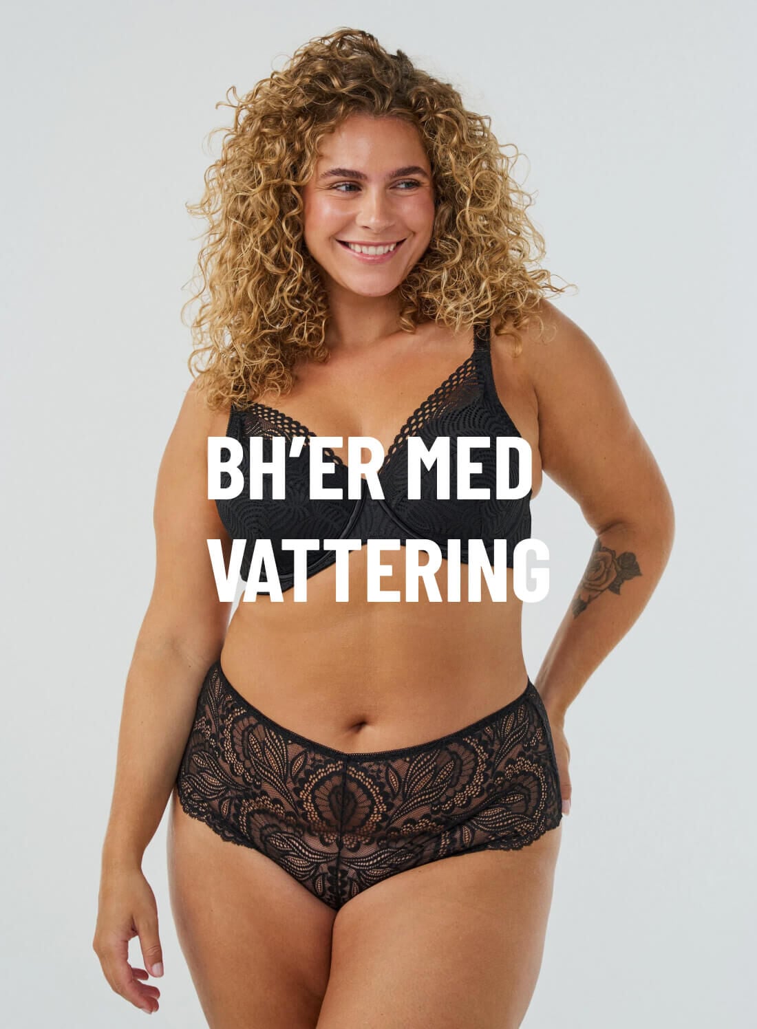 BH'er med vattering i store st&oslash;rrelser til kvinder - St&oslash;rrelse 85E-115H - Zizzi