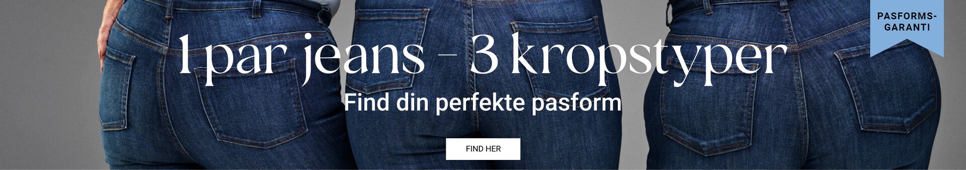 Plus size Vilma jeans til kvinder - Størrelse 42-64 - Zizzi