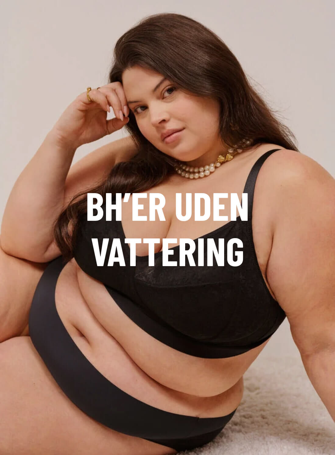 BH'er uden vattering i store st&oslash;rrelser til kvinder - St&oslash;rrelse 85E-115H - Zizzi