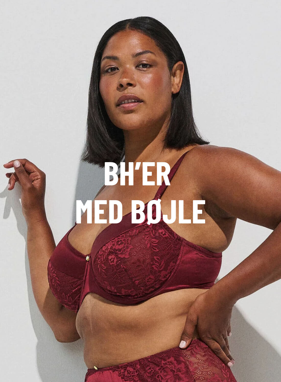B&oslash;jle BH'er i store st&oslash;rrelser til kvinder - St&oslash;rrelse 85E-115H - Zizzi
