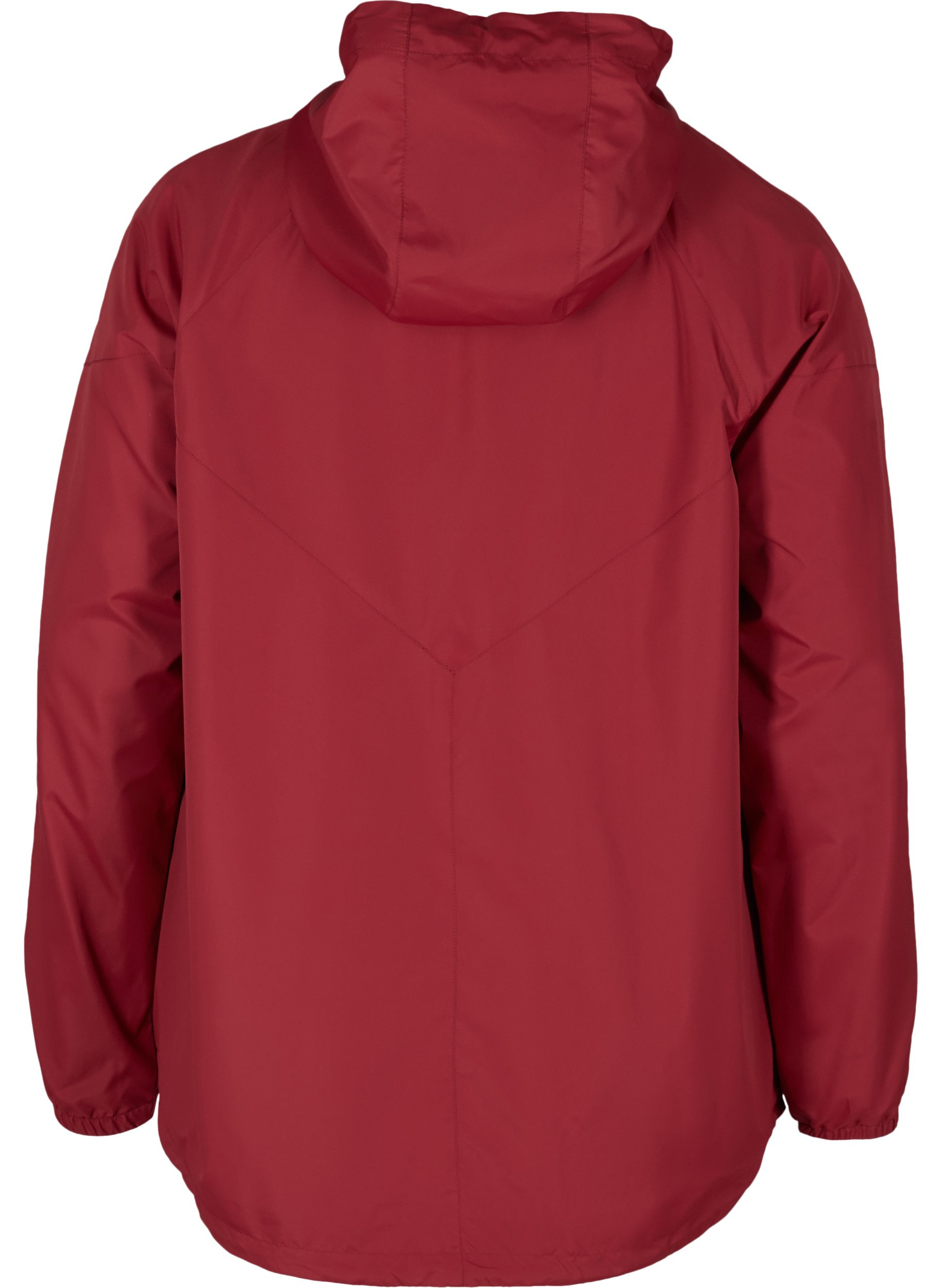 Kort jakke med lynlås og hætte, Rio Red, Packshot image number 1