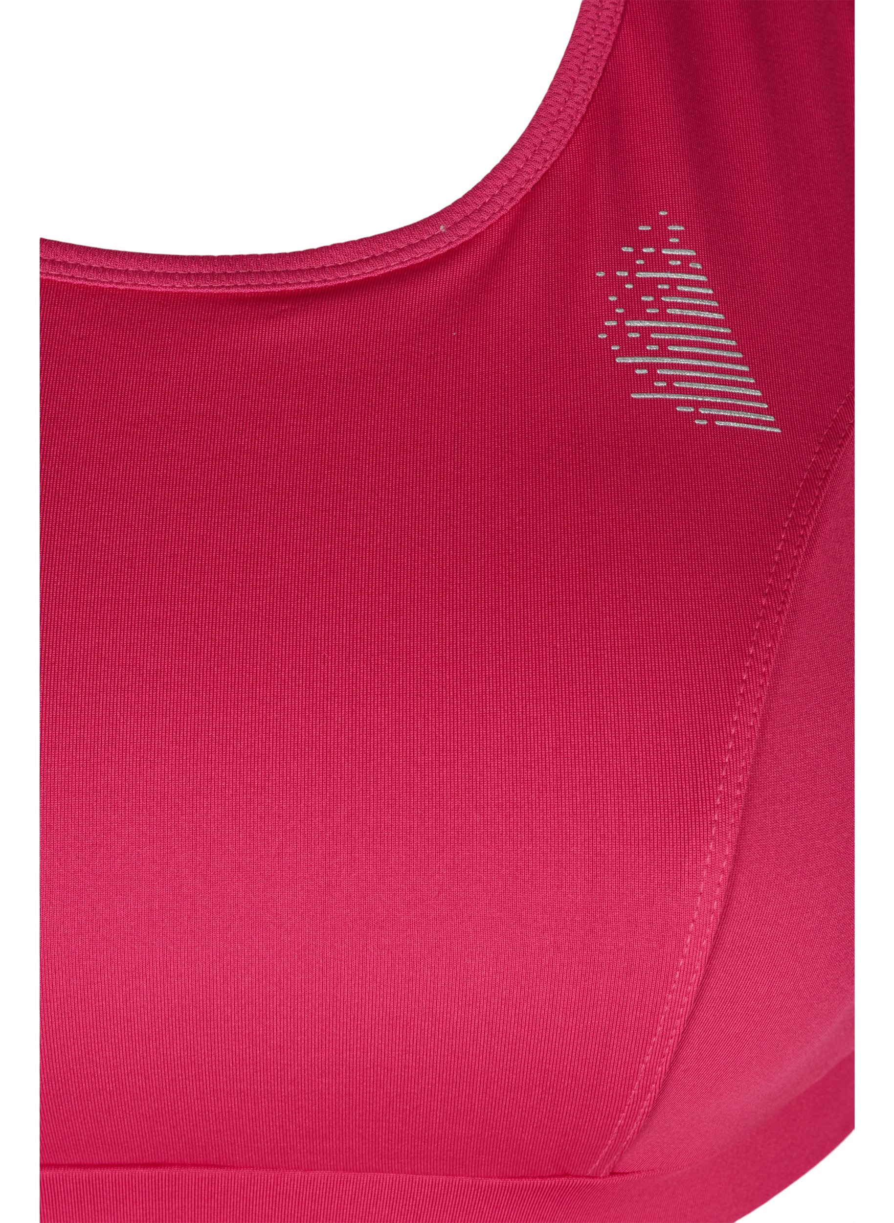 Sports bh med ryg detaljer , Pink Peacock, Packshot image number 2