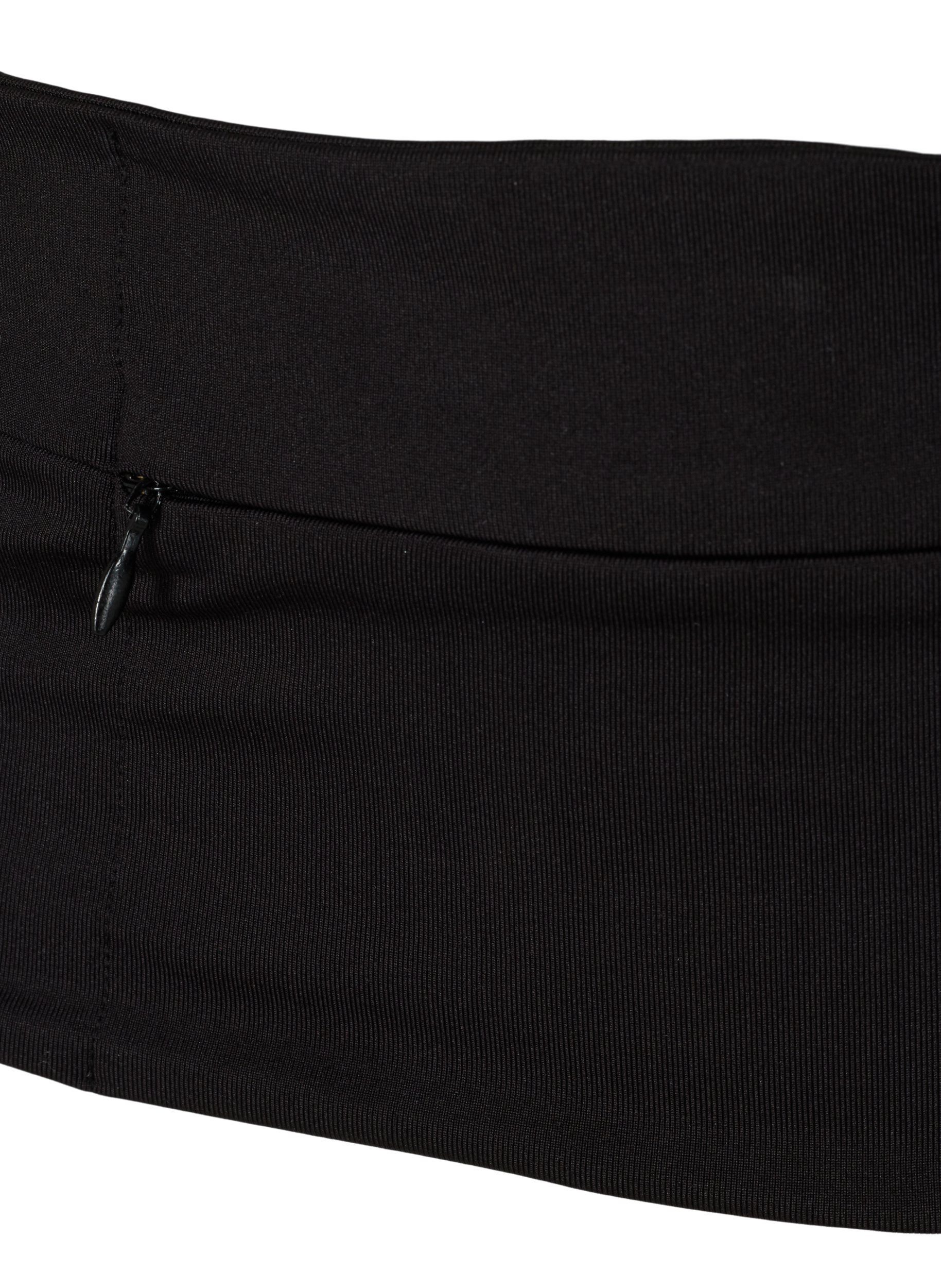 Løbebælte med lommer og lynlåse, Black, Packshot image number 2