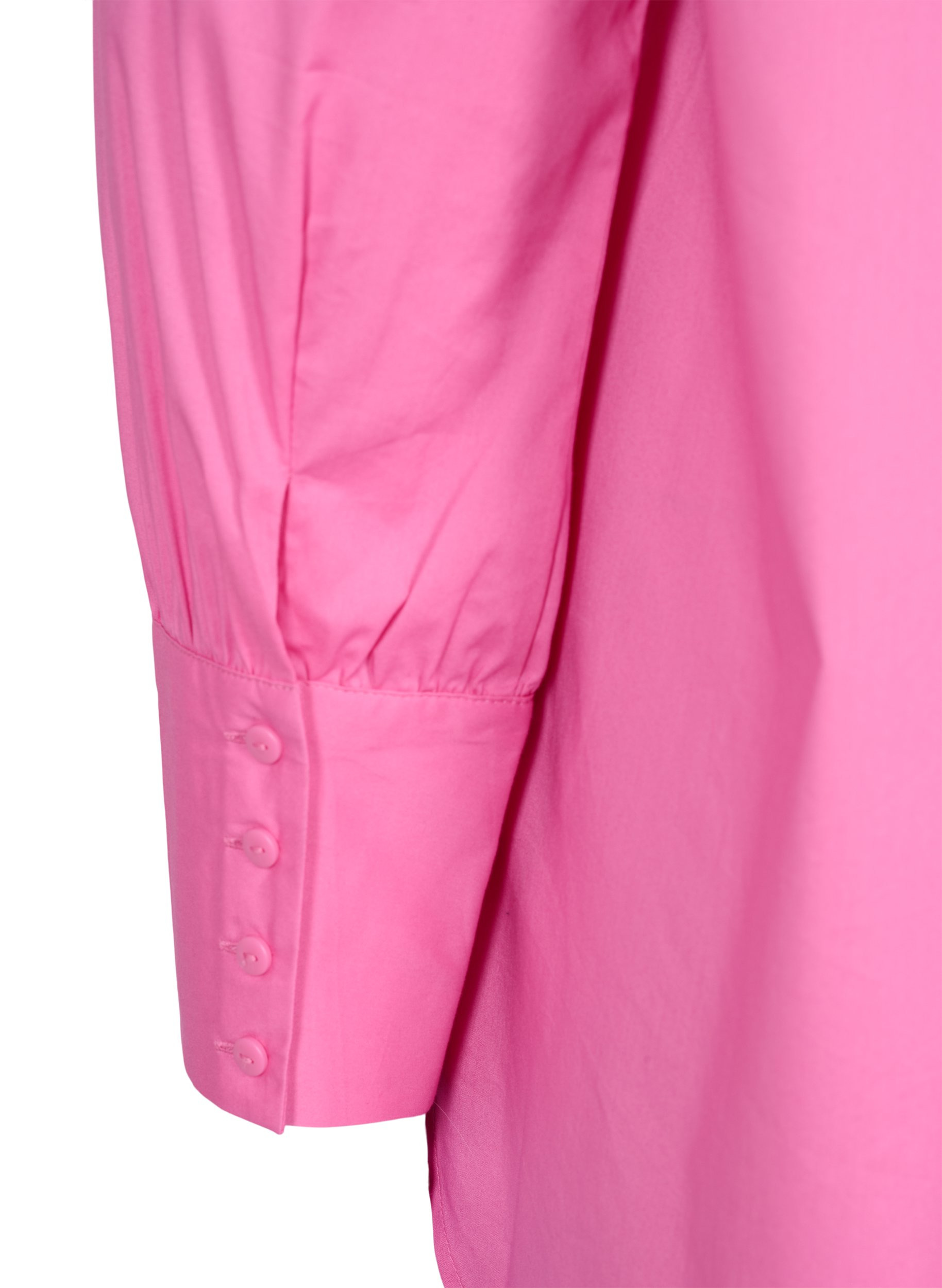 Langærmet skjorte med høj cuff, Aurora Pink, Packshot image number 2