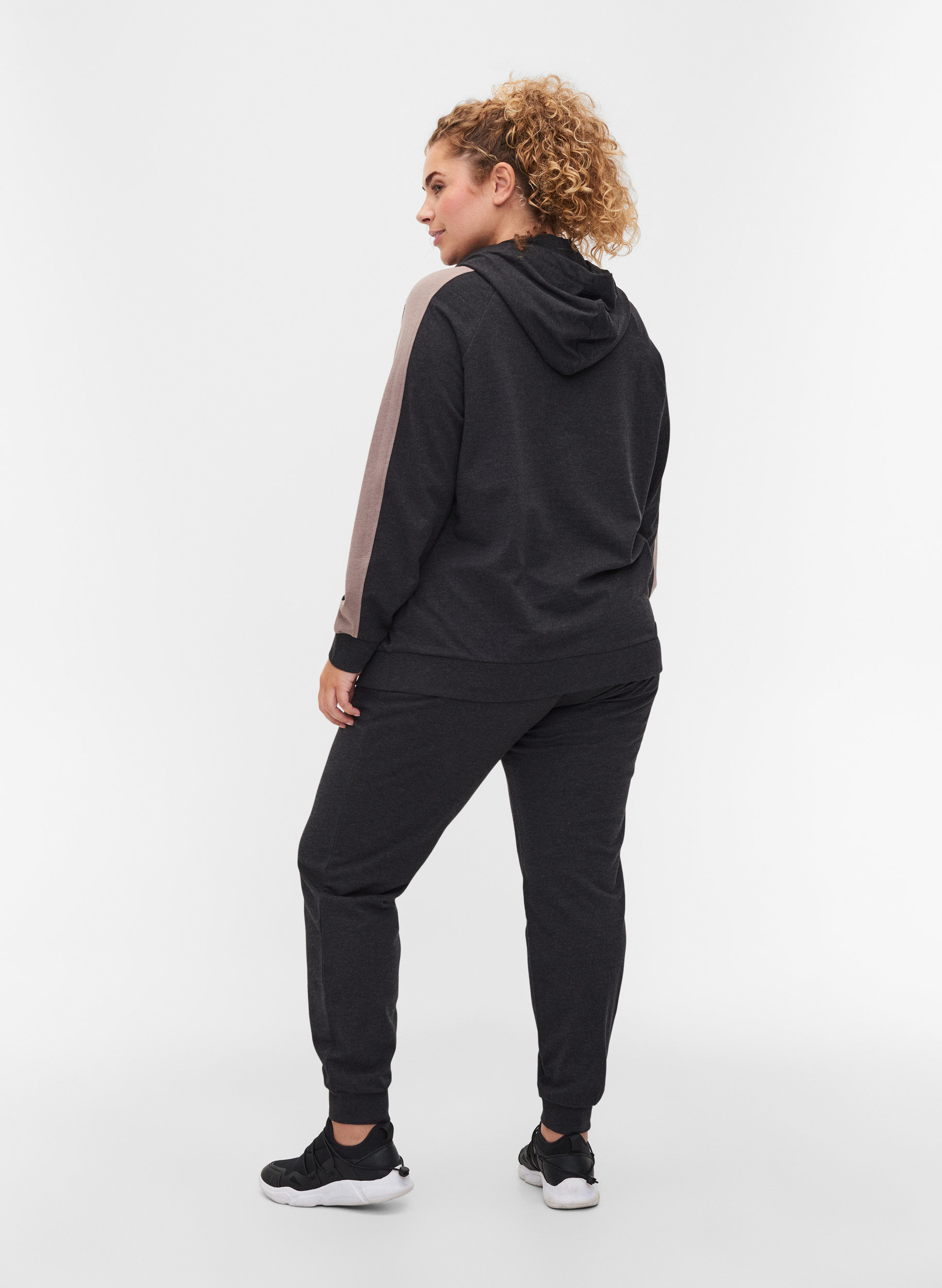 Løse sweatpants med lommer, Black, Model image number 1
