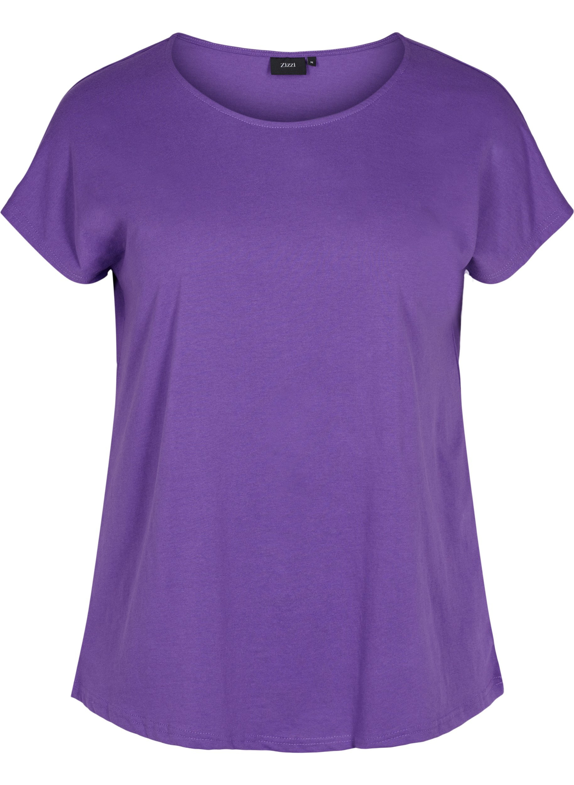 T-shirt i bomuldsmix, Ultra Violet, Packshot image number 0