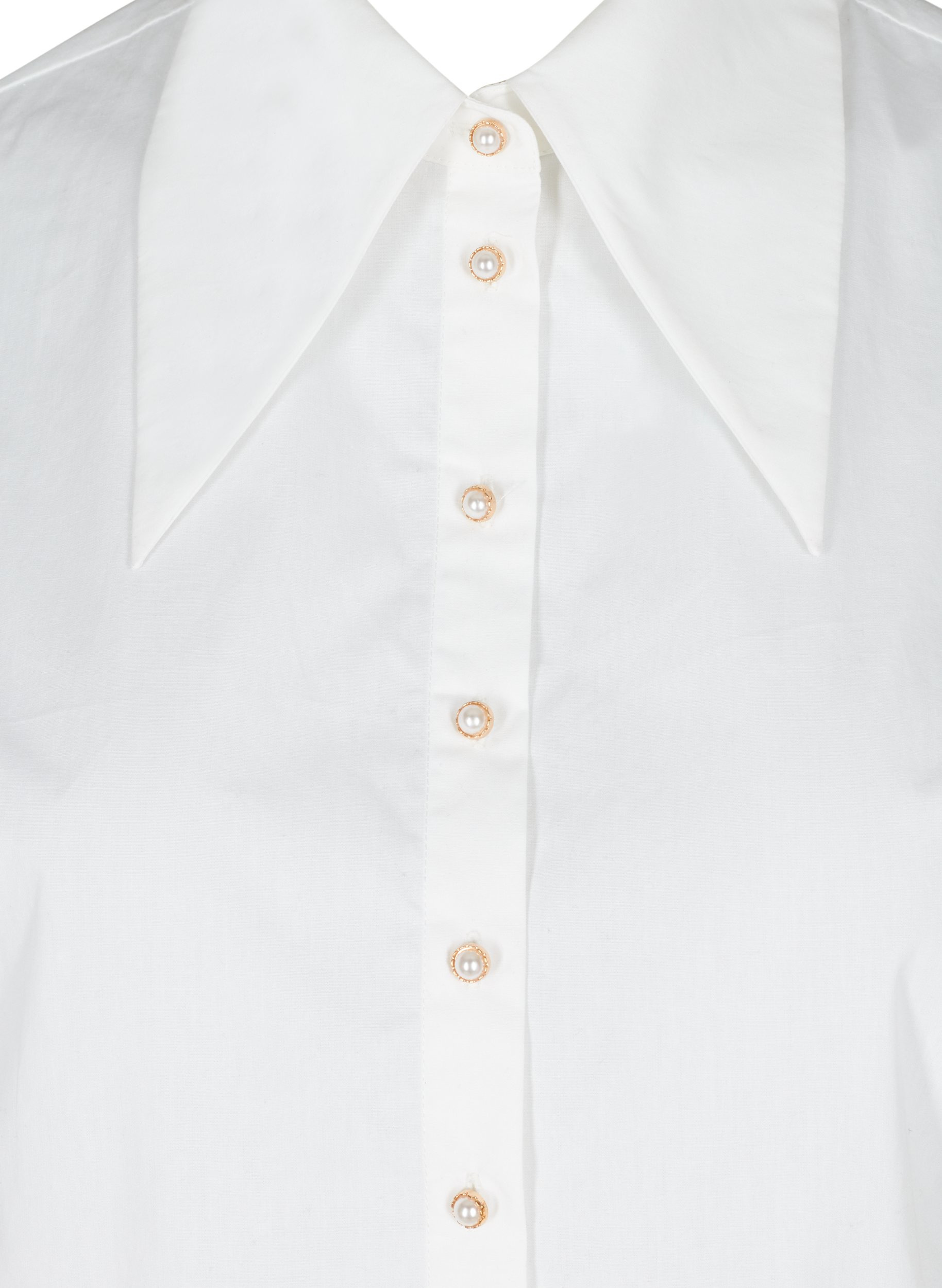 Skjortekrave med perleknapper, Bright White, Packshot image number 2