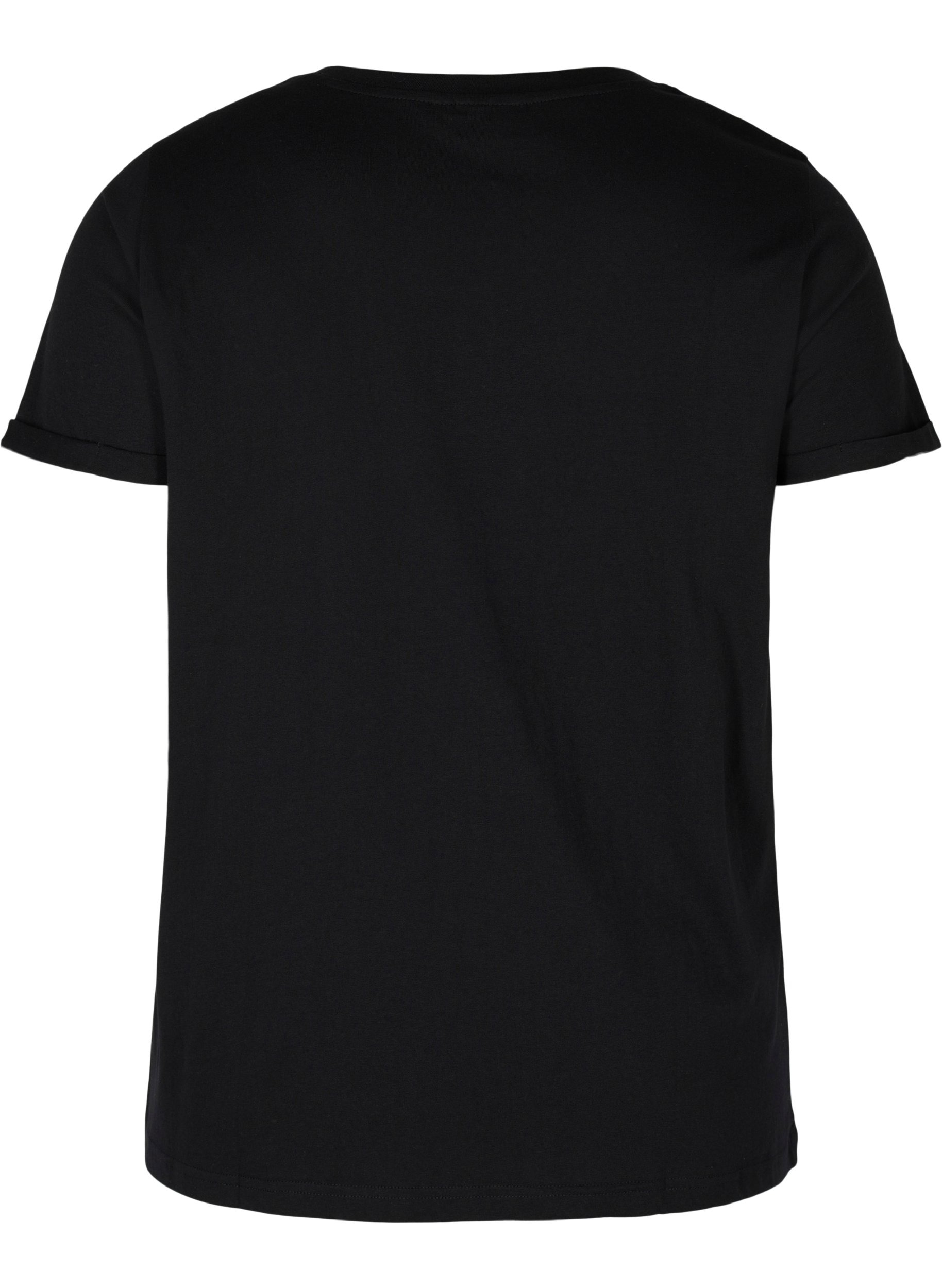 Trænings t-shirt med print, Black Run, Packshot image number 1