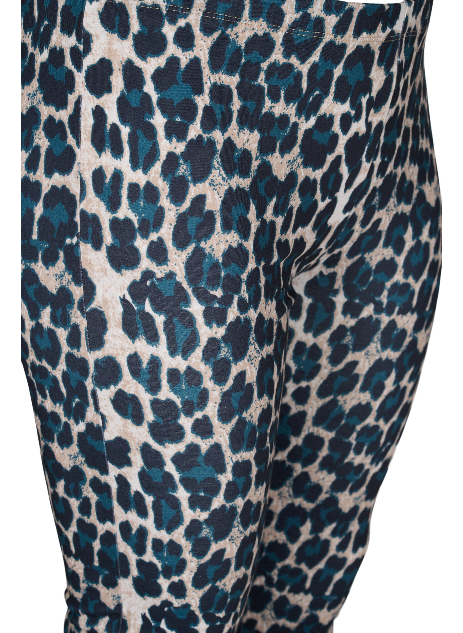 Lange leggings med leo print, Leopard, Packshot image number 2