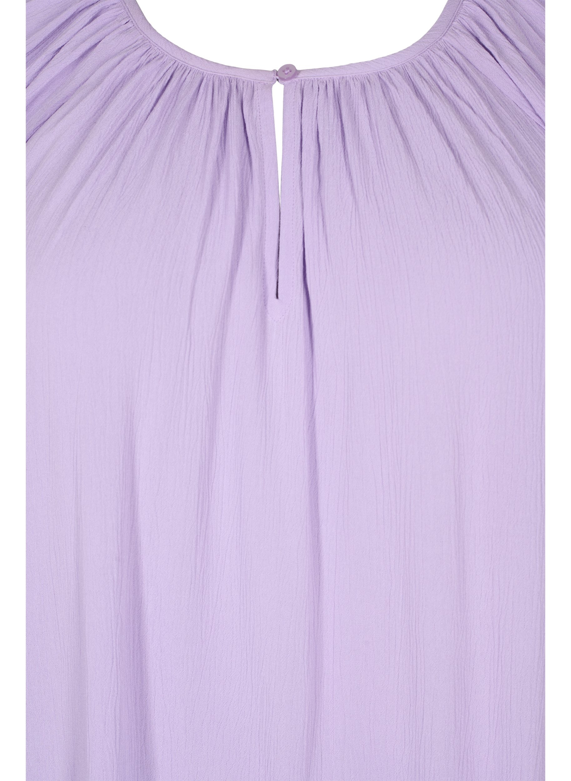 Kortærmet kjole i viskose, Lavendula, Packshot image number 2