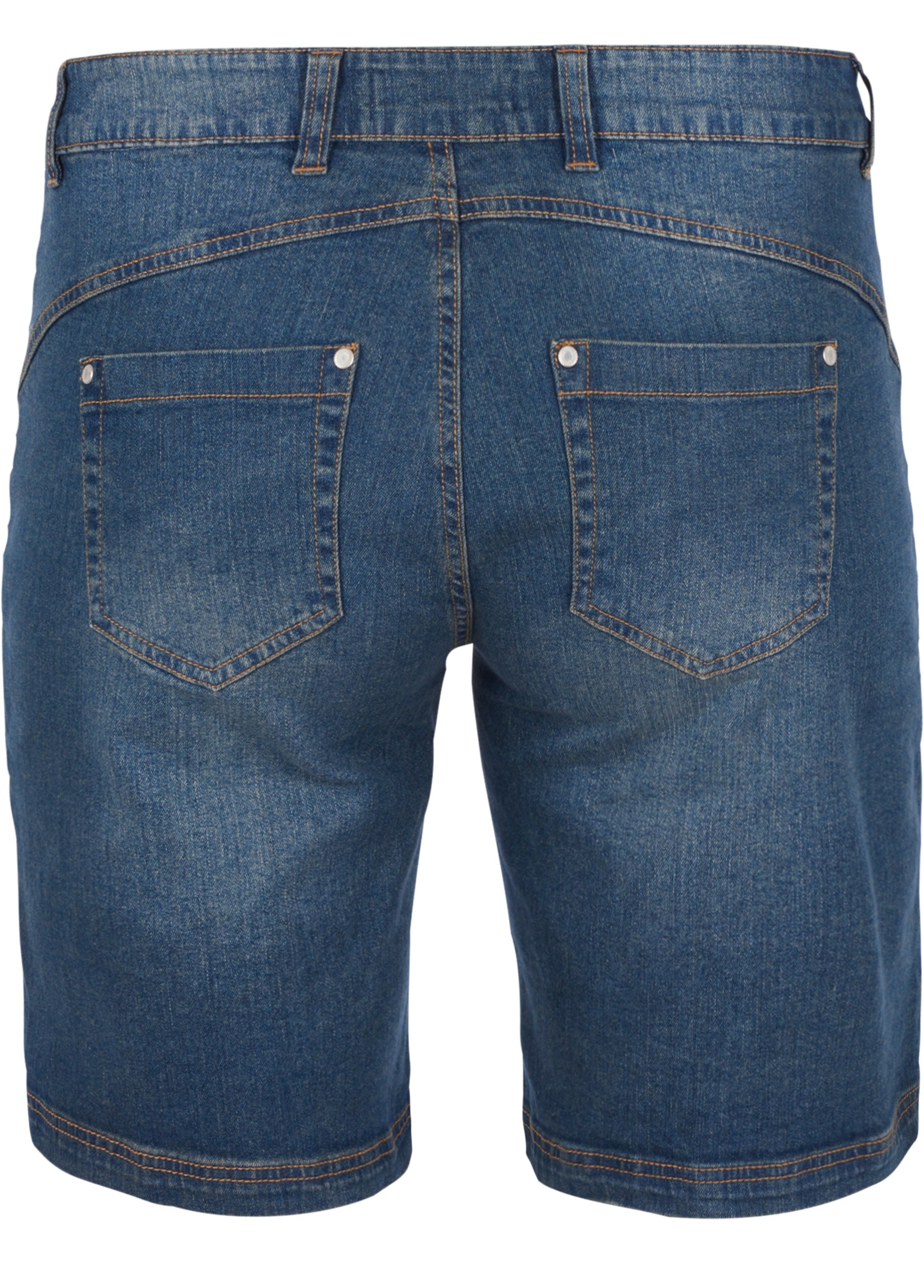 Denim shorts, Blue denim, Packshot image number 1