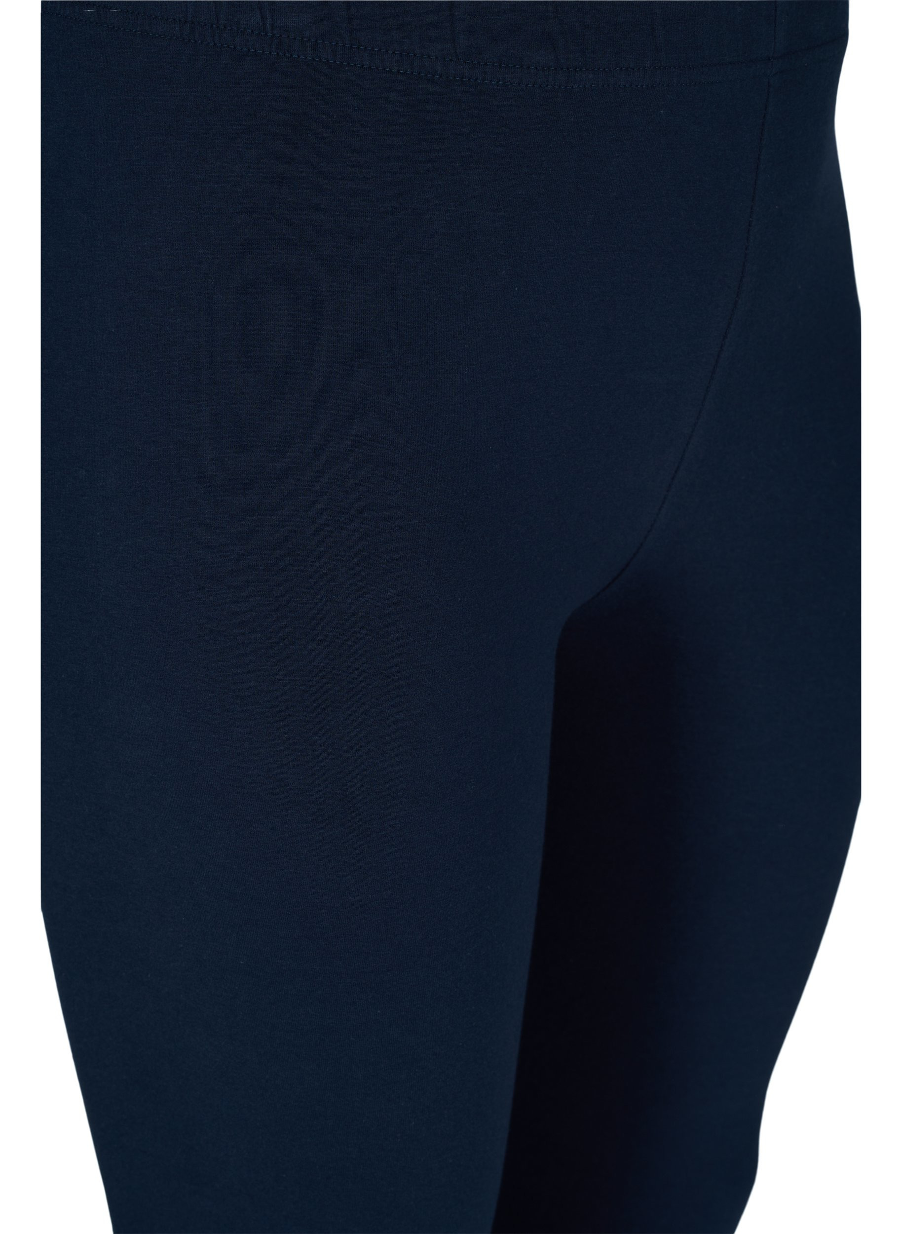 Bomulds leggings med printdetaljer, Dark Sapphire, Packshot image number 2