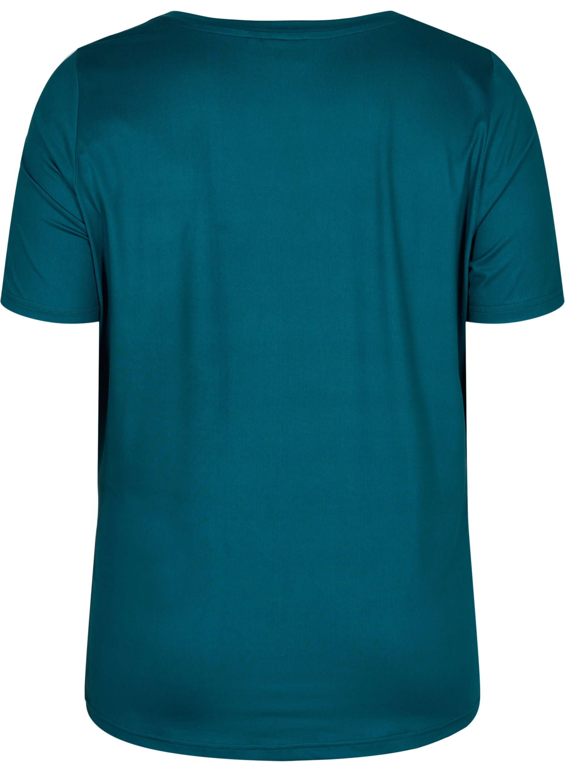 Graviditets trænings t-shirt, Deep Teal, Packshot image number 1