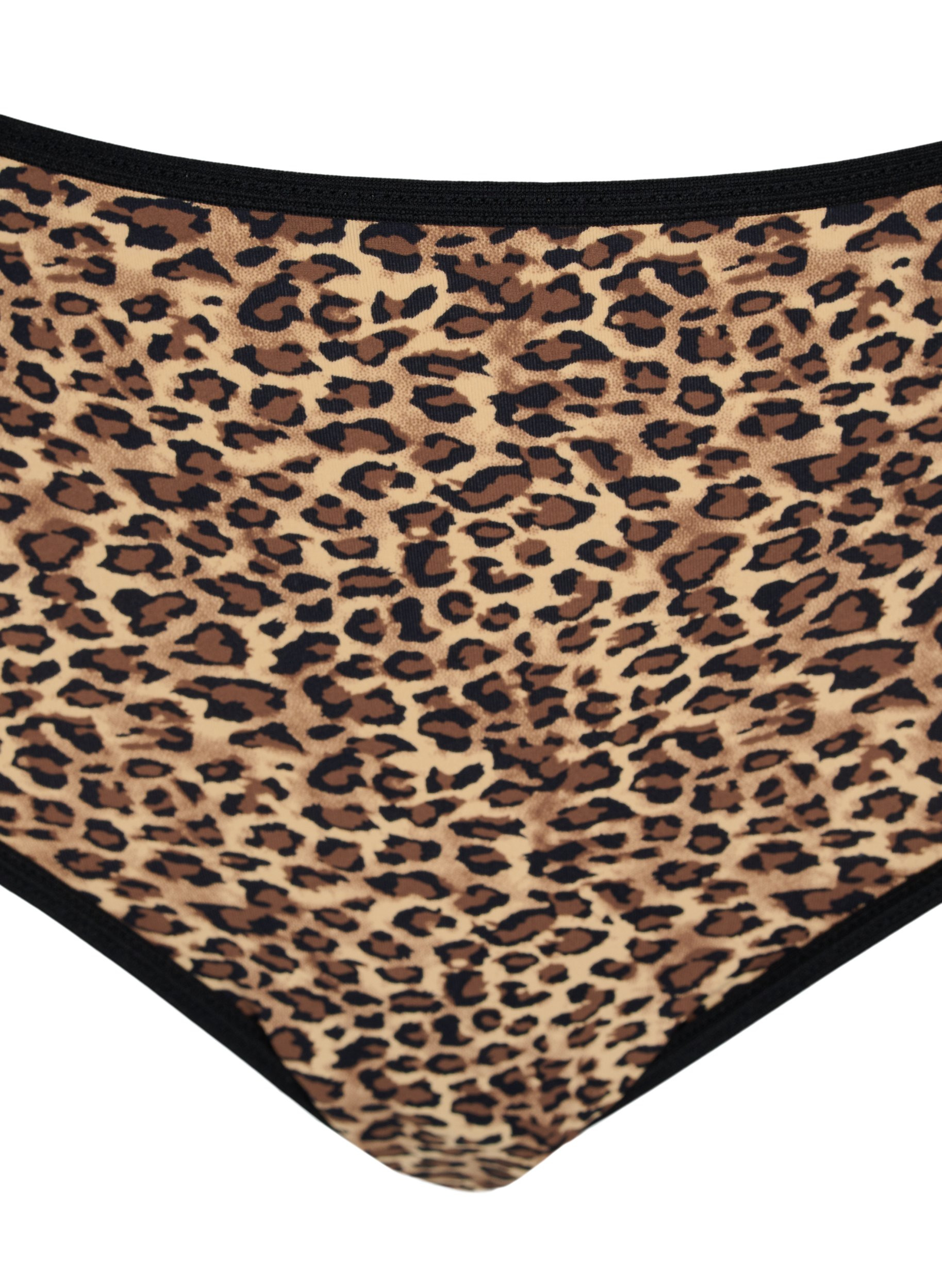 Trusse med leo print og blonder, Leopard Print, Packshot image number 2