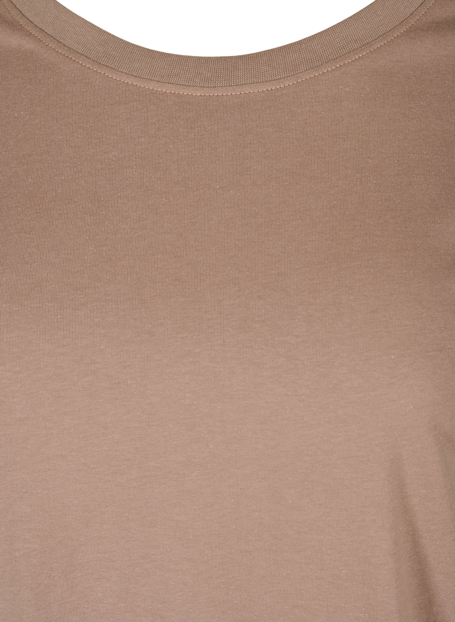 Bomulds trænings t-shirt med tekst og korte ærmer , Iron, Packshot image number 2