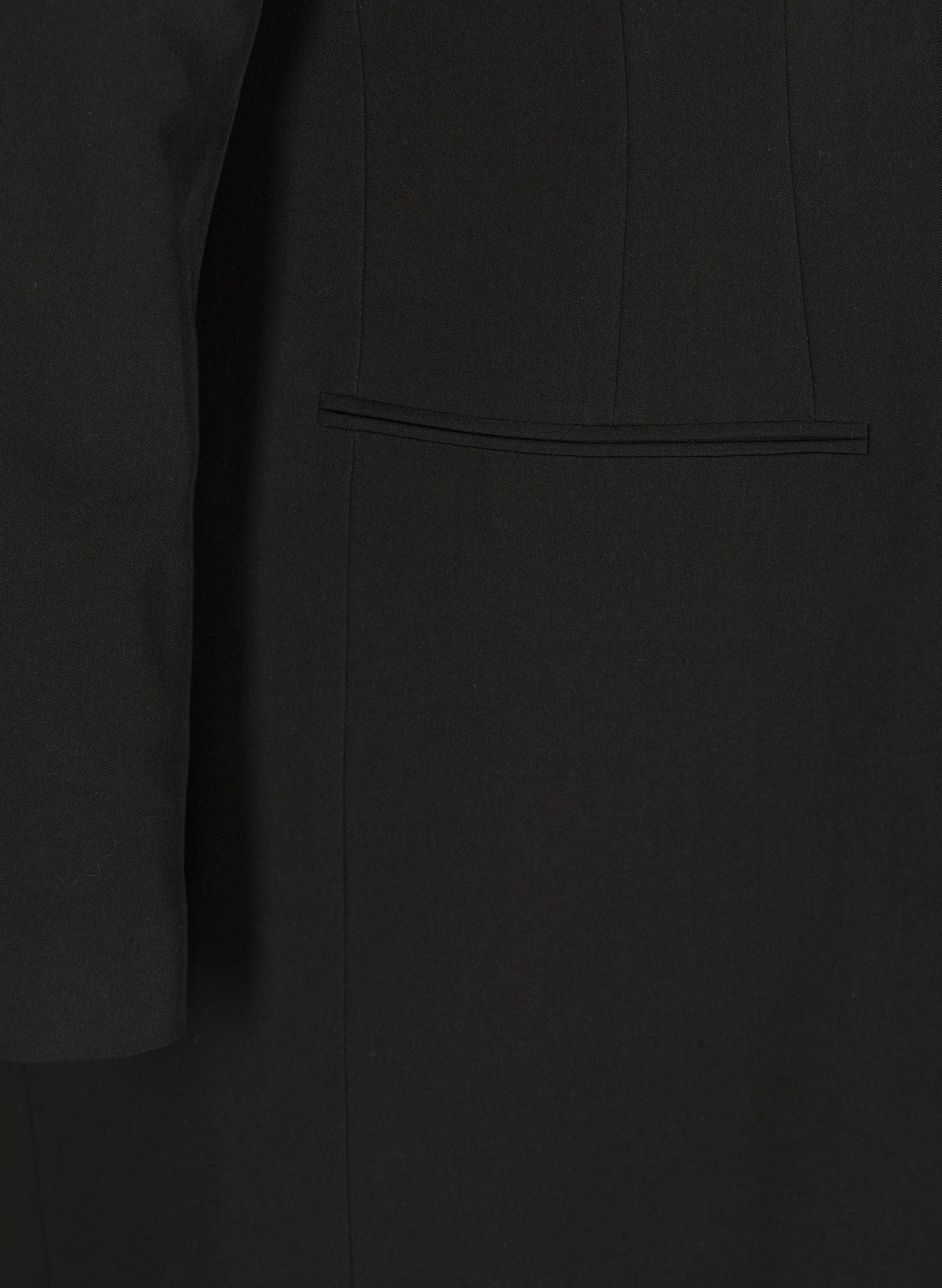 Klassisk lang blazer , Black, Packshot image number 3