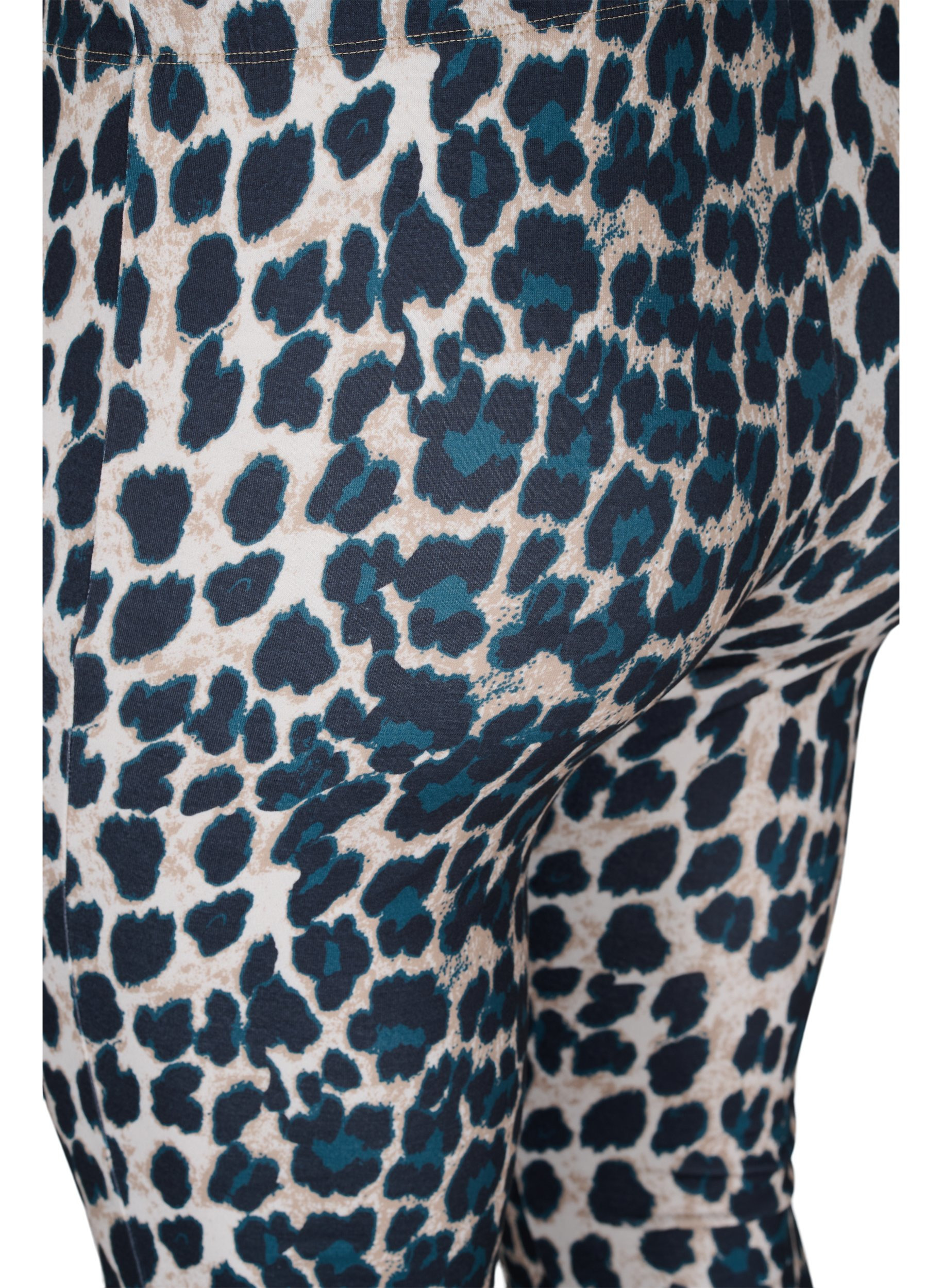 Lange leggings med leo print, Leopard, Packshot image number 3