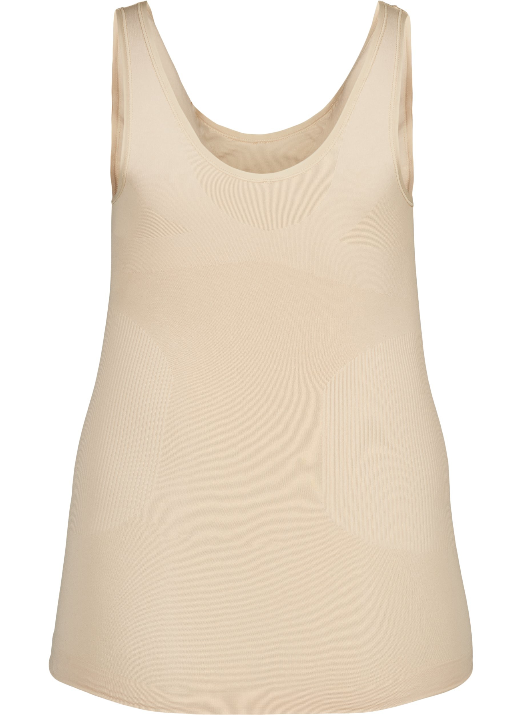 Shapewear top med brede stropper, Nude, Packshot image number 1