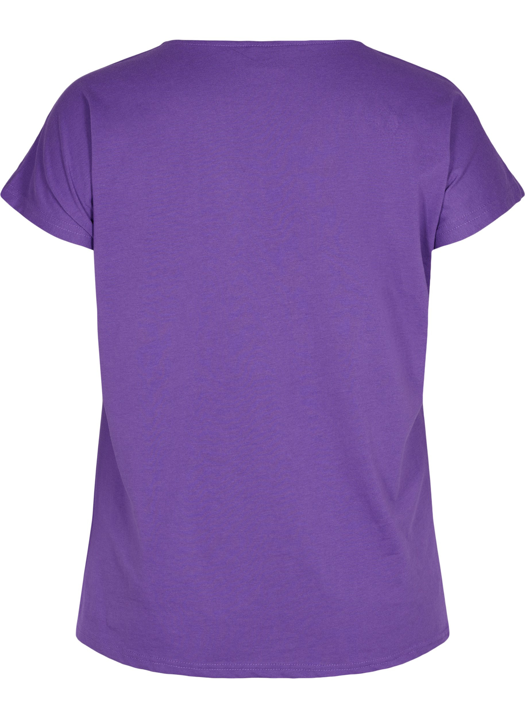 T-shirt i bomuldsmix, Ultra Violet, Packshot image number 1
