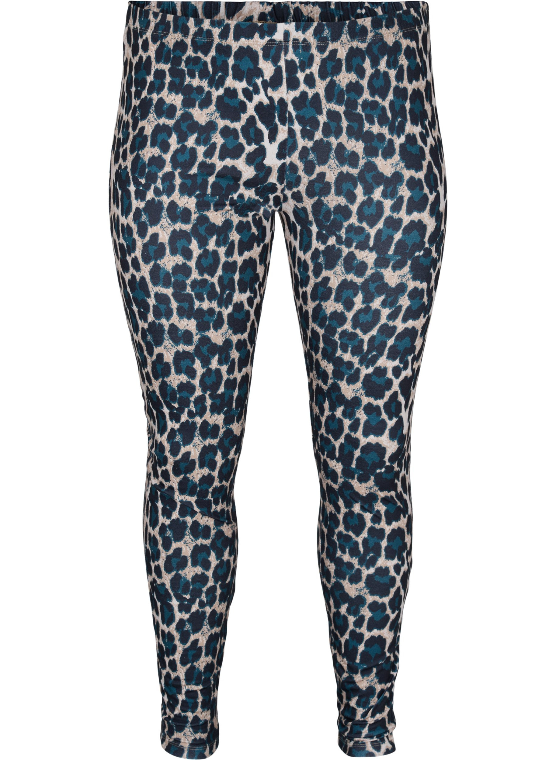 Lange leggings med leo print, Leopard