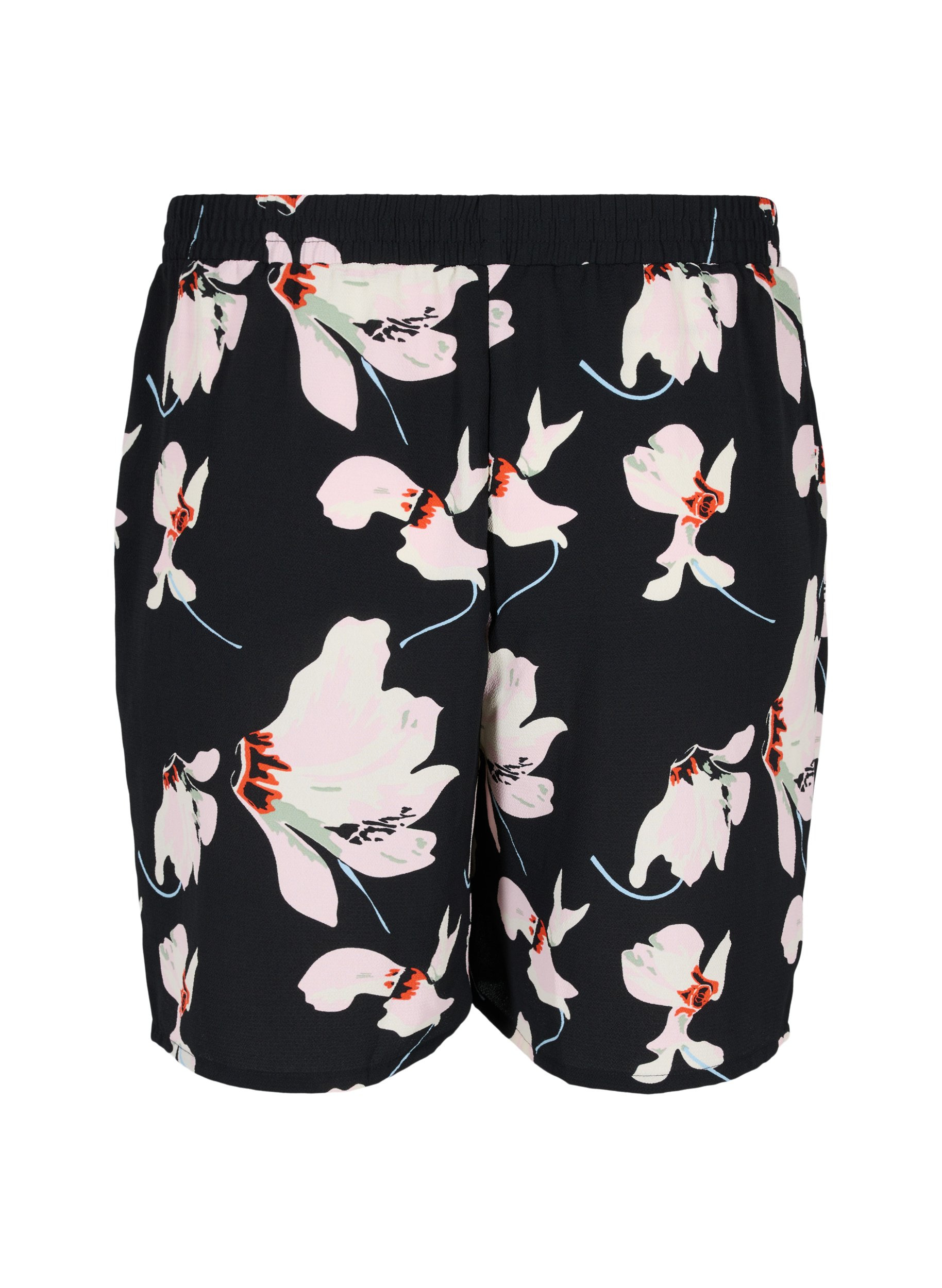 Printede shorts med lommer, Big Flower AOP, Packshot image number 1