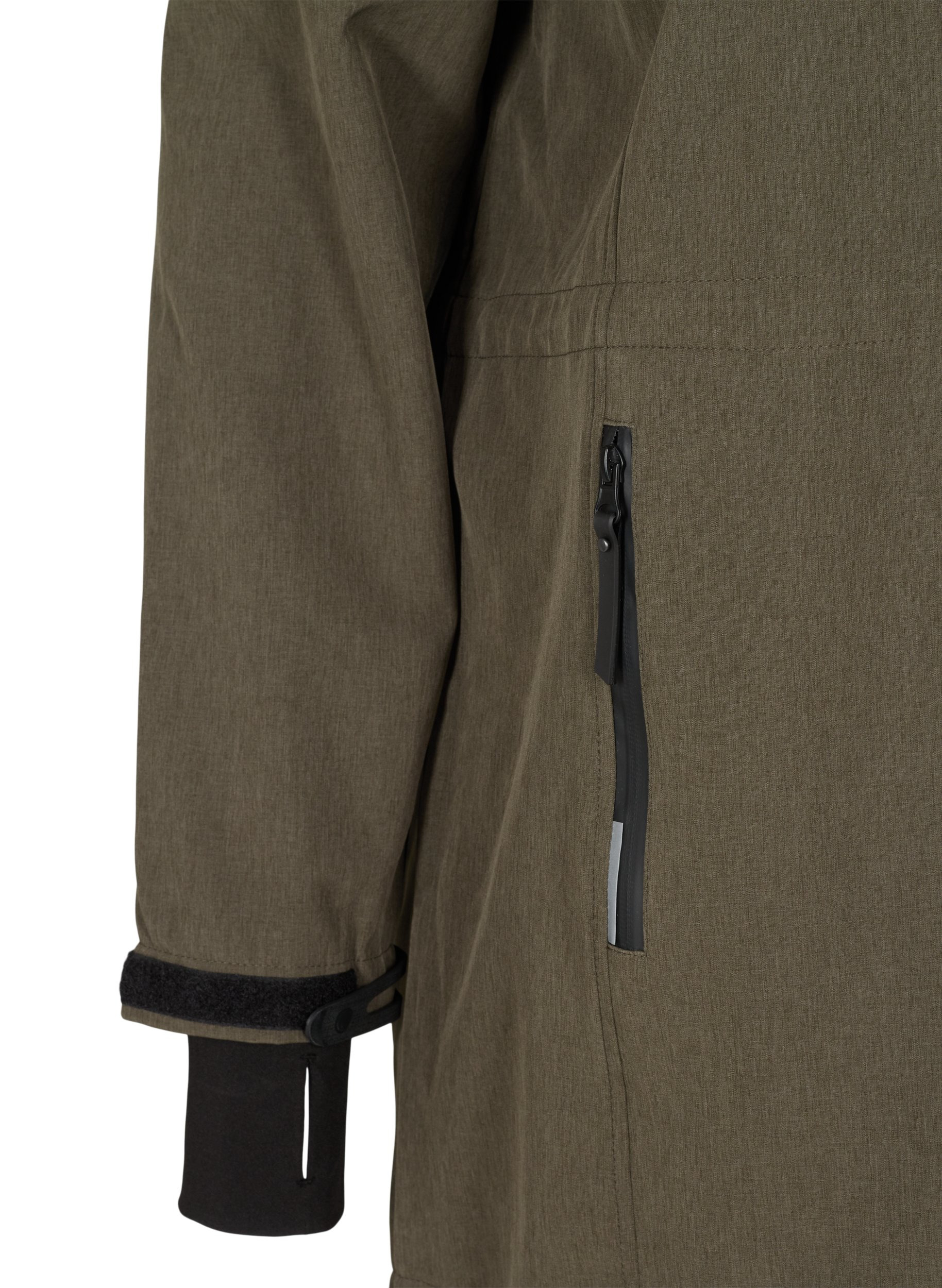 Softshell jakke med aftagelig hætte, Grape Leaf, Packshot image number 3