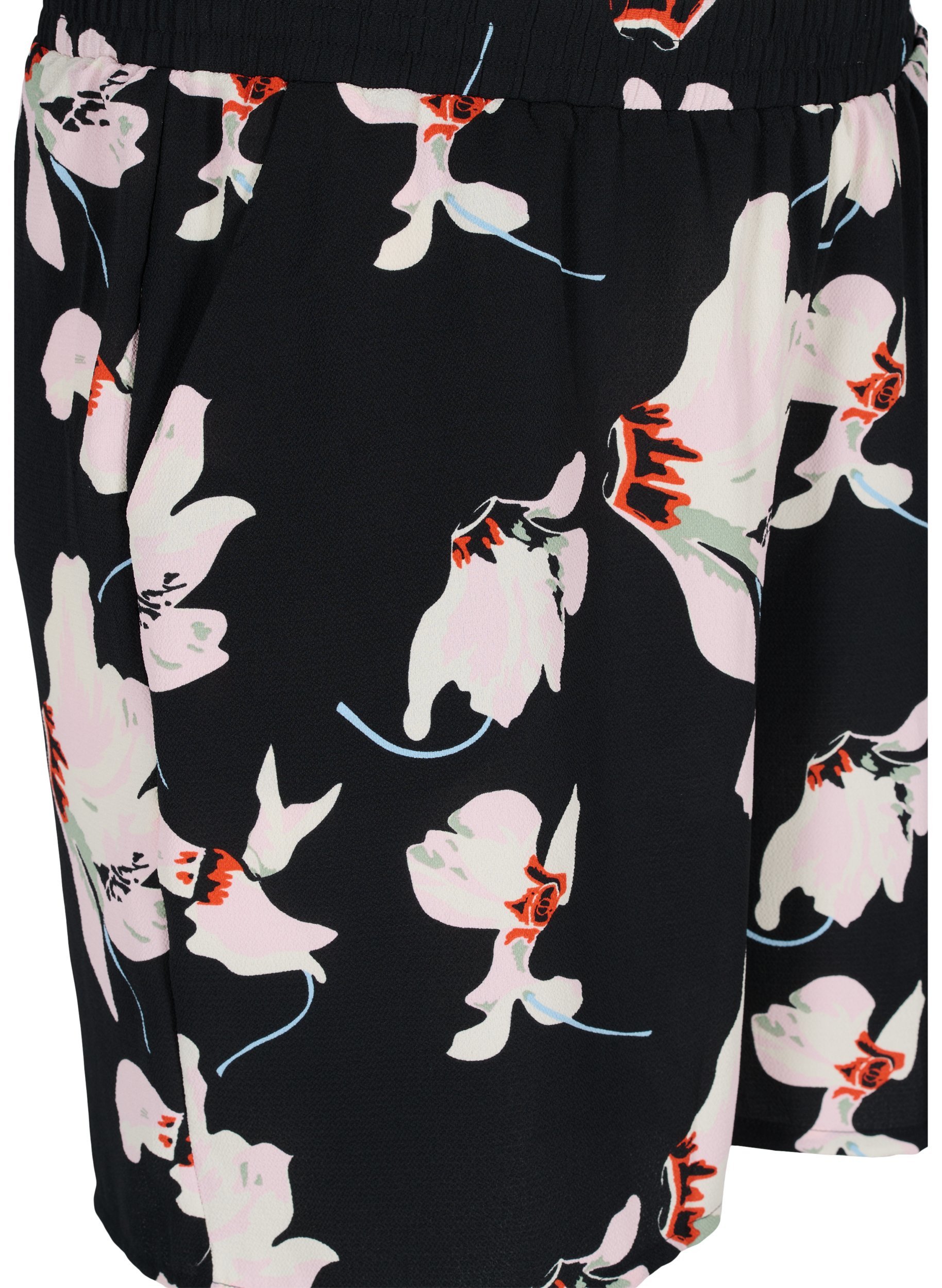 Printede shorts med lommer, Big Flower AOP, Packshot image number 2