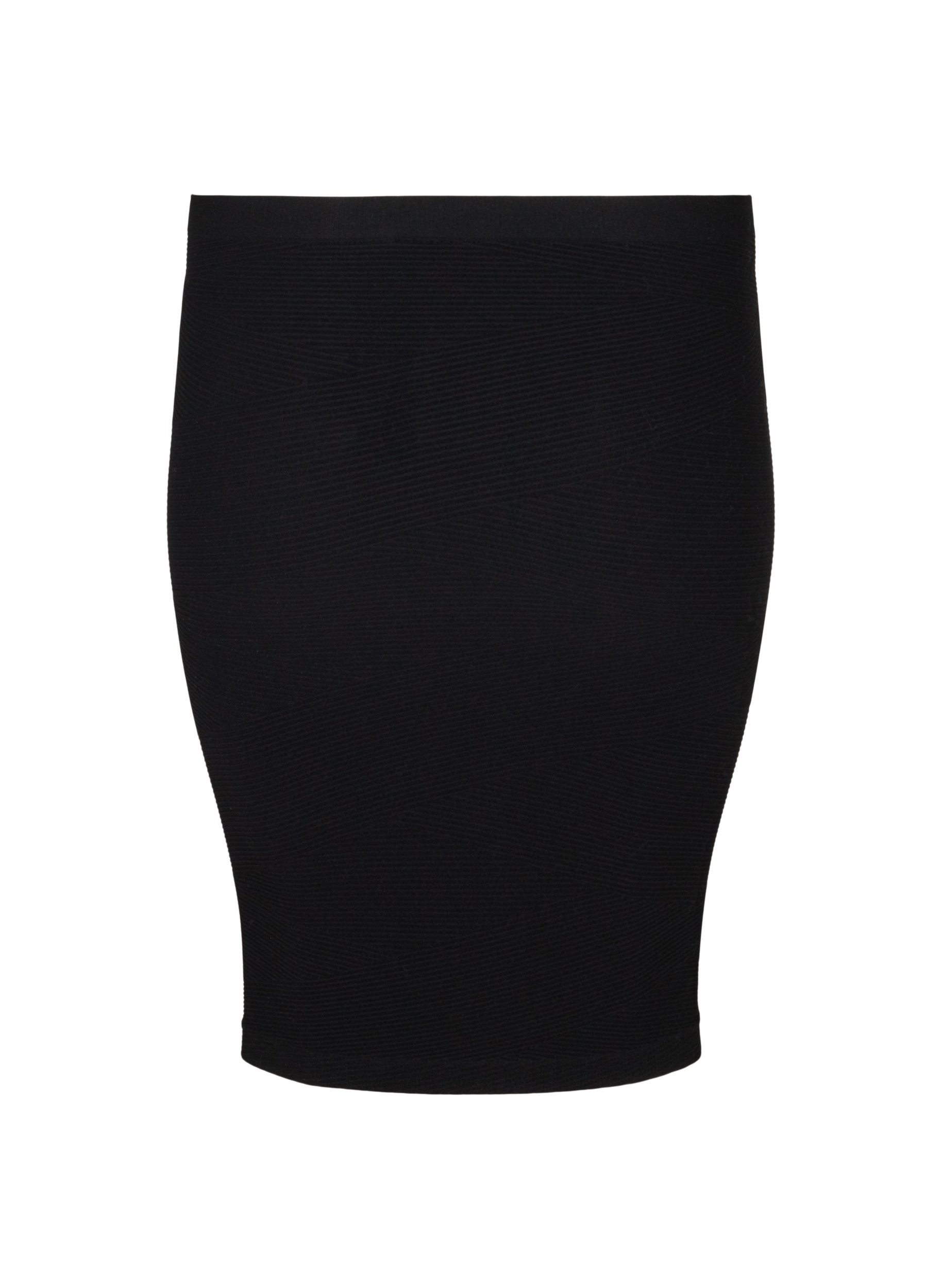 Tætsiddende seamless nederdel , Black, Packshot image number 1