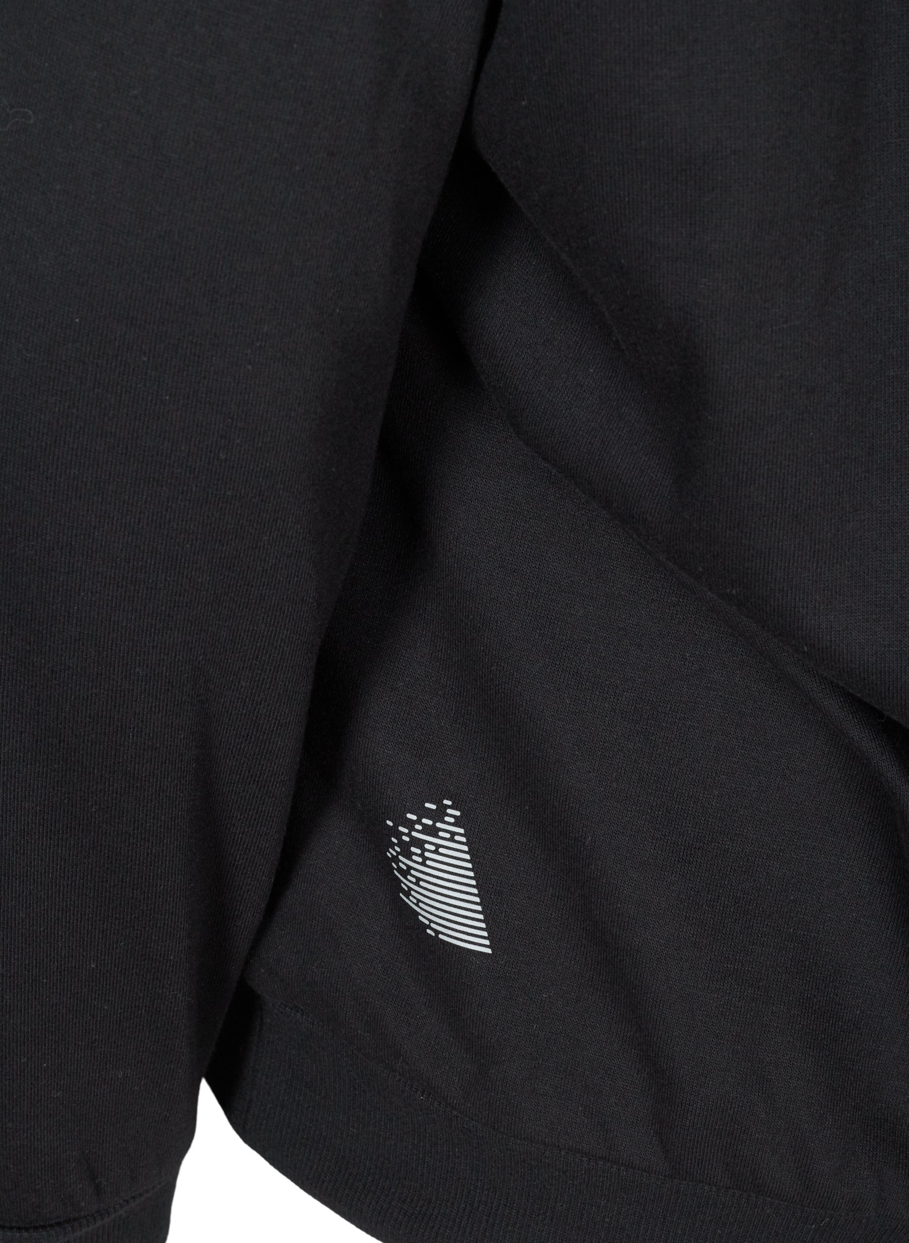Sweatshirt med print detaljer, Black, Packshot image number 3