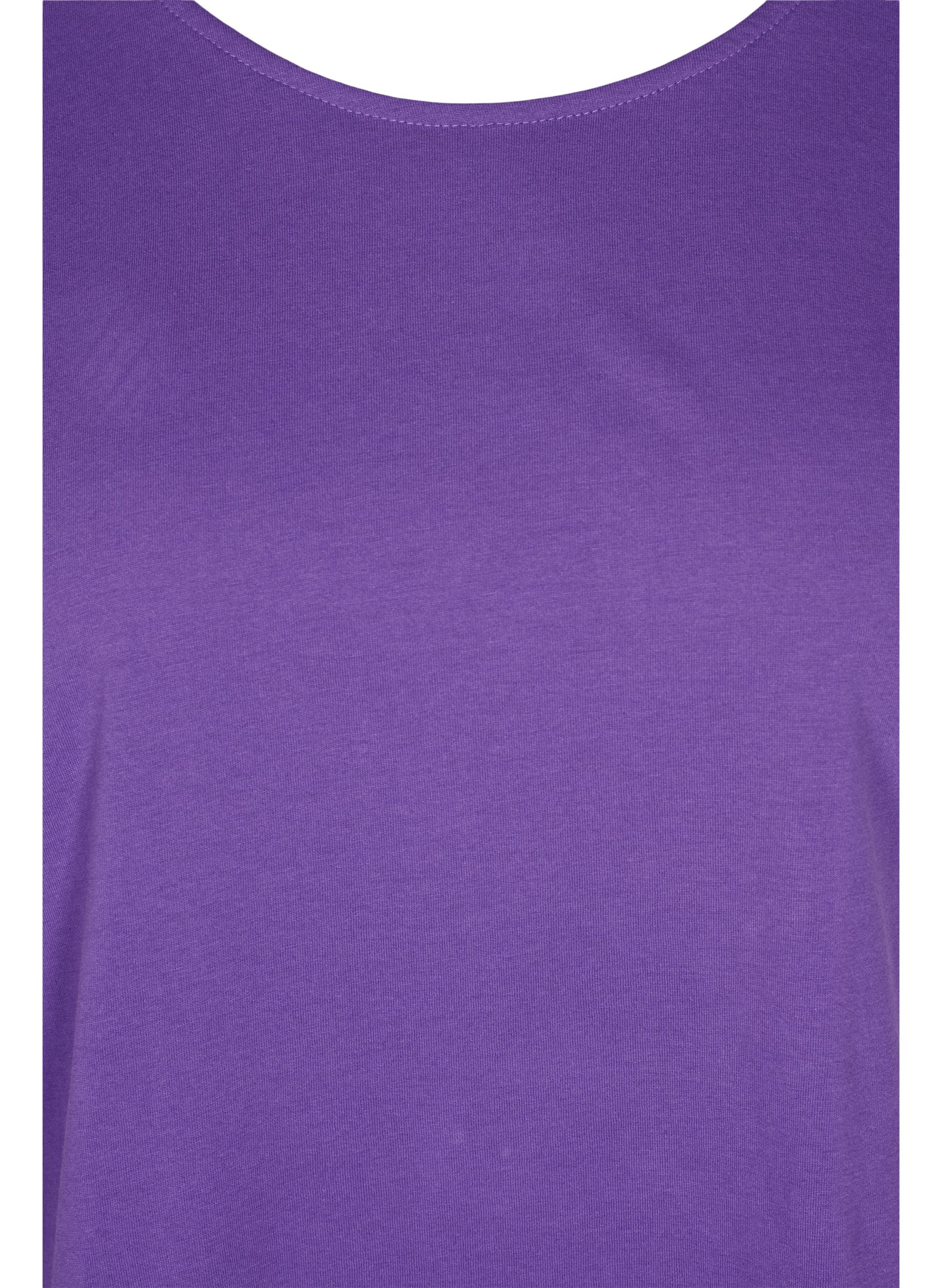 T-shirt i bomuldsmix, Ultra Violet, Packshot image number 2