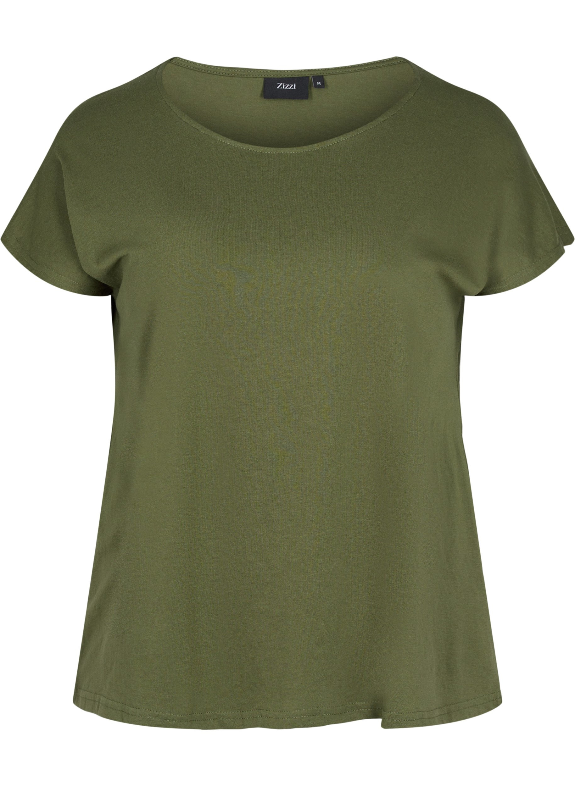 T-shirt i bomuldsmix, Ivy Green, Packshot image number 0