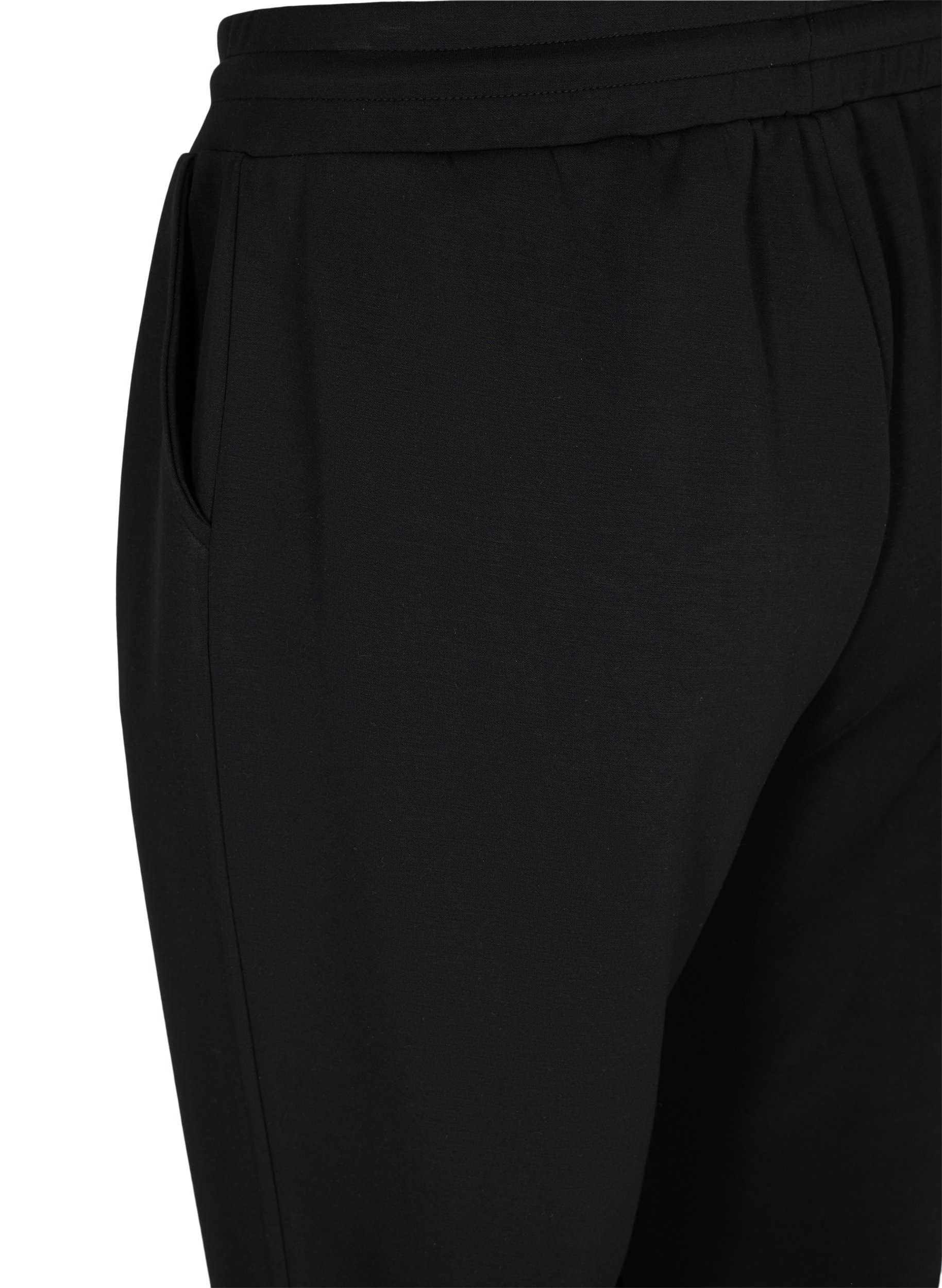 Løse sweatbukser med lommer, Black, Packshot image number 3