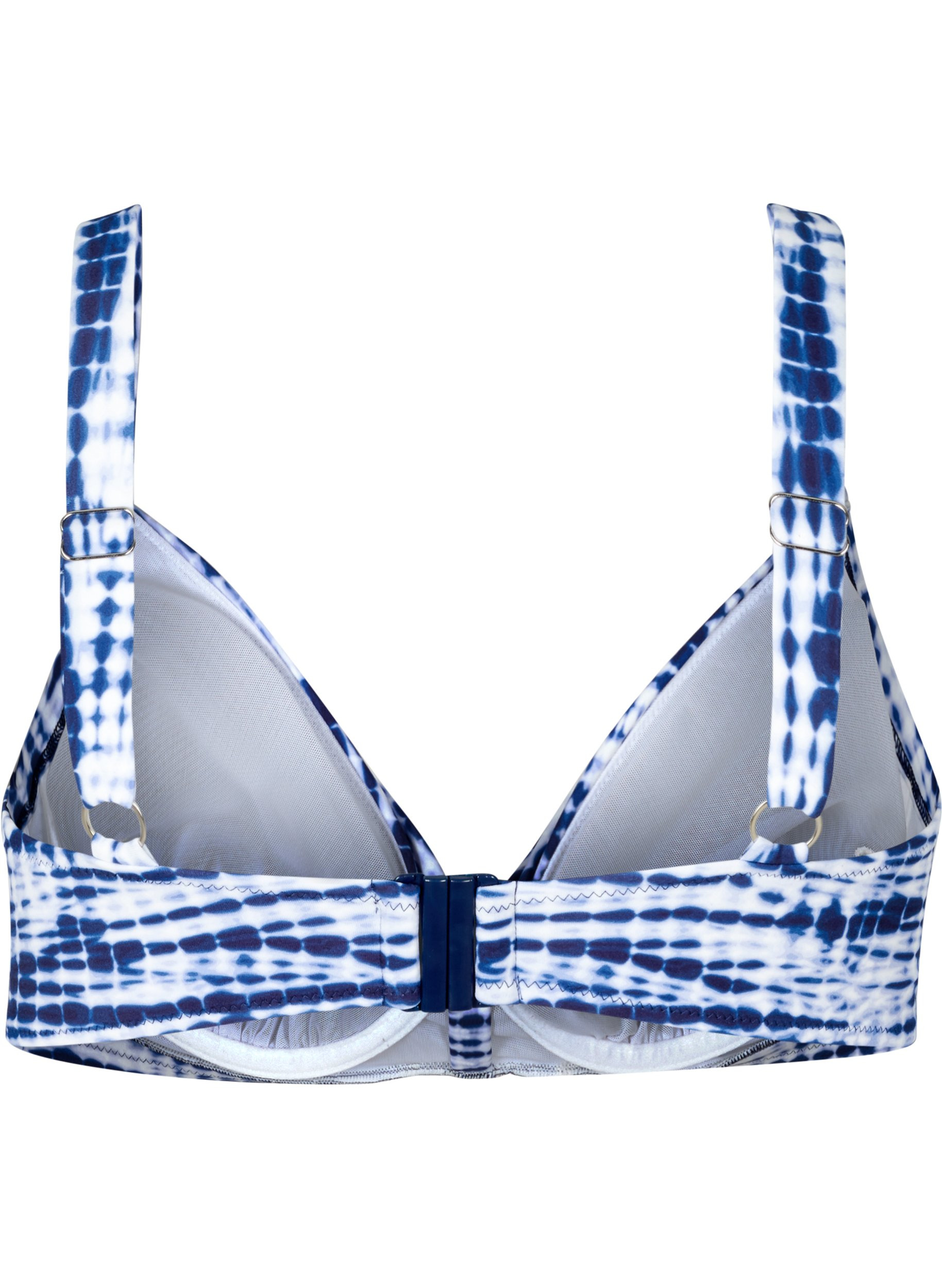 Printet bikini overdel med bøjle, Tie Dye Print, Packshot image number 1