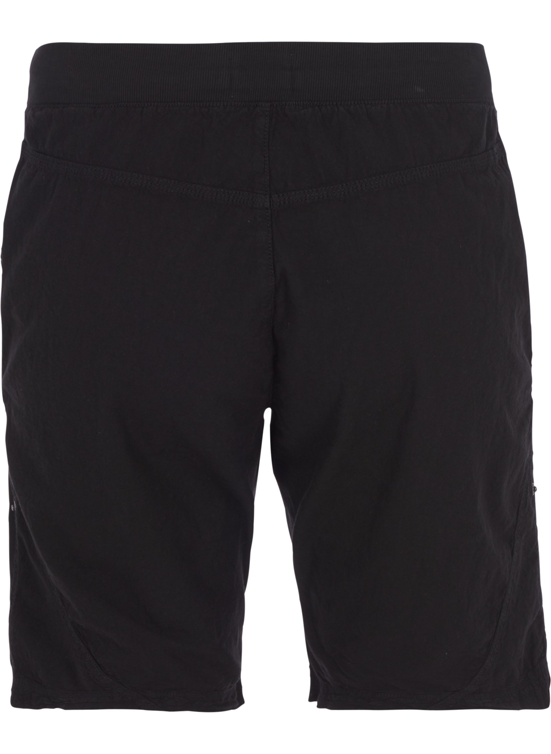 Løse shorts i bomuld, Black, Packshot image number 1